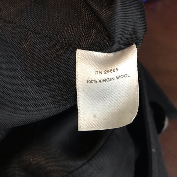 Pendleton Women's Virgin Wool Cape Medium Made in USA Navy Blue AAA - Picture 7 of 7